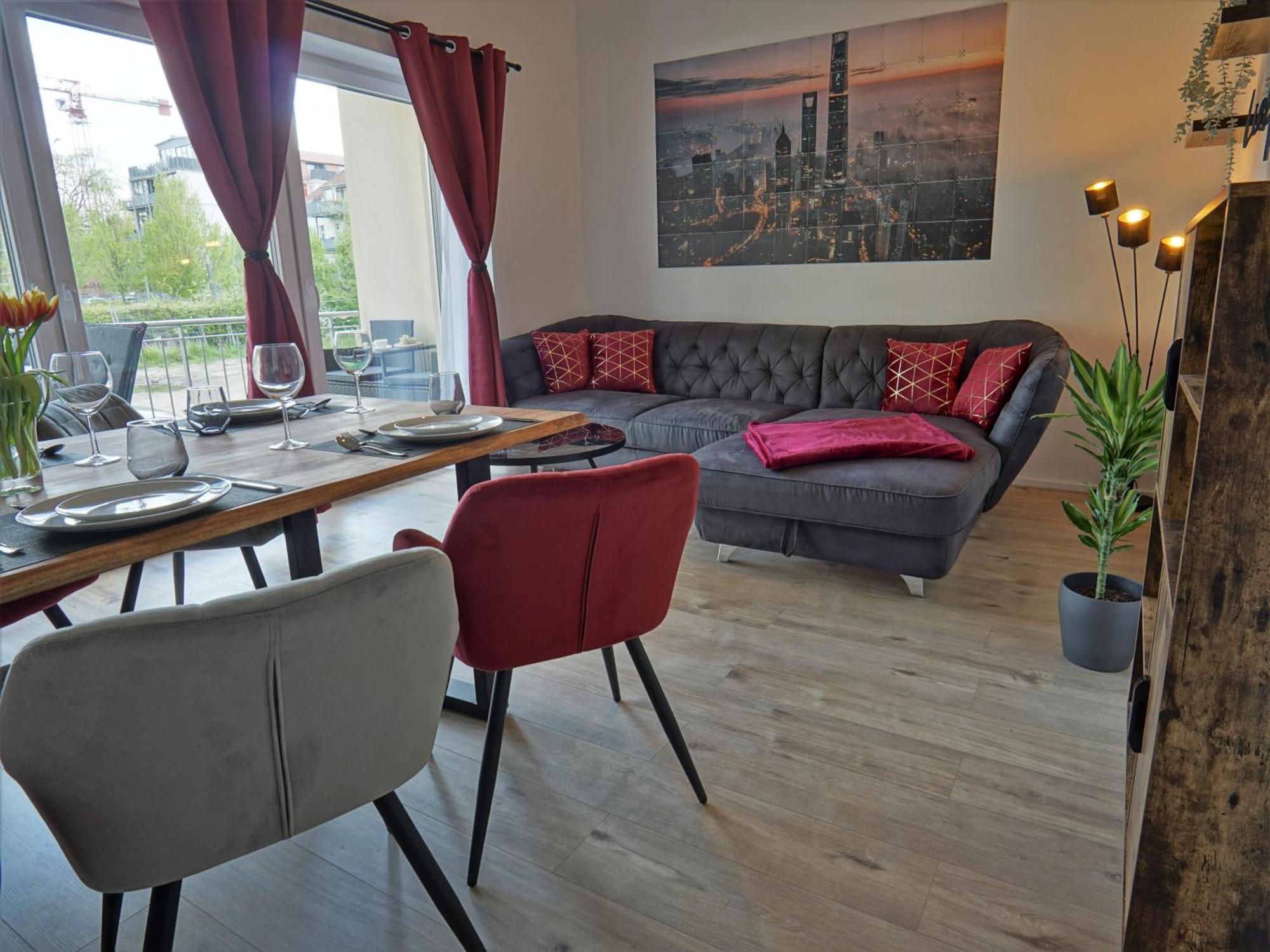 "Hogulu" Brandenburg, Balkon, Neustadt, Kueche, Wassernaehe - Parkplatz Inklusive Apartment Brandenburg  Room photo